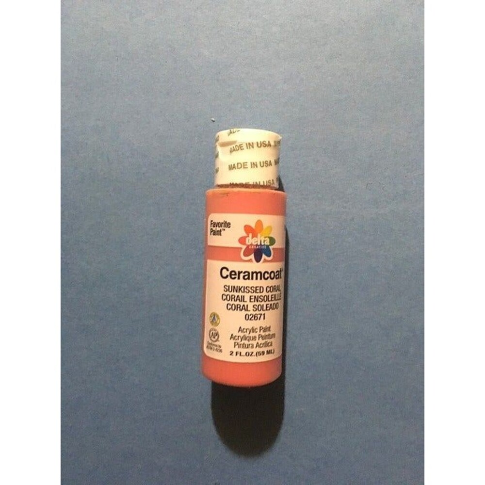 Plaid:Delta Ceramcoat Acrylic Paint 2oz-Sunkissed Coral